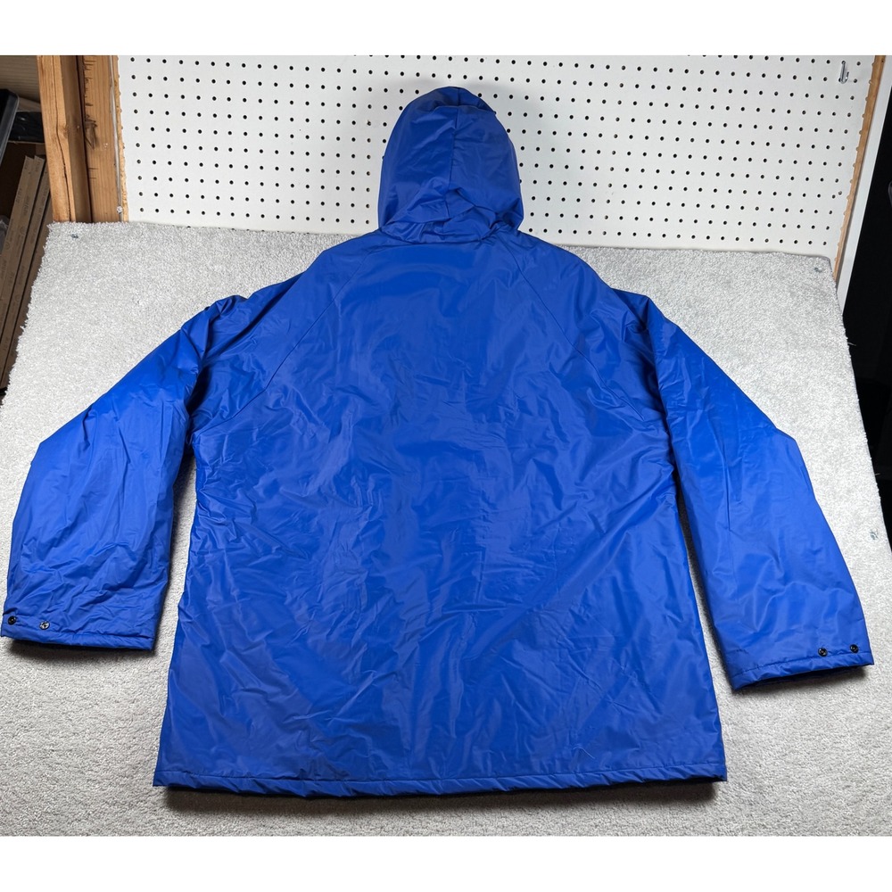 Stearns Rain Jacket Men XXL Blue Dry Wear Hooded Quilted Lined Workwear Coat - Picture 10 of 13